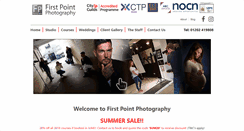 Desktop Screenshot of firstpointphotography.co.uk